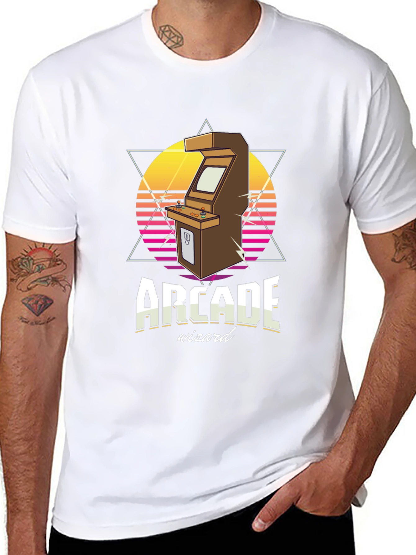 Arcade Wizard Retro Gaming T-Shirt