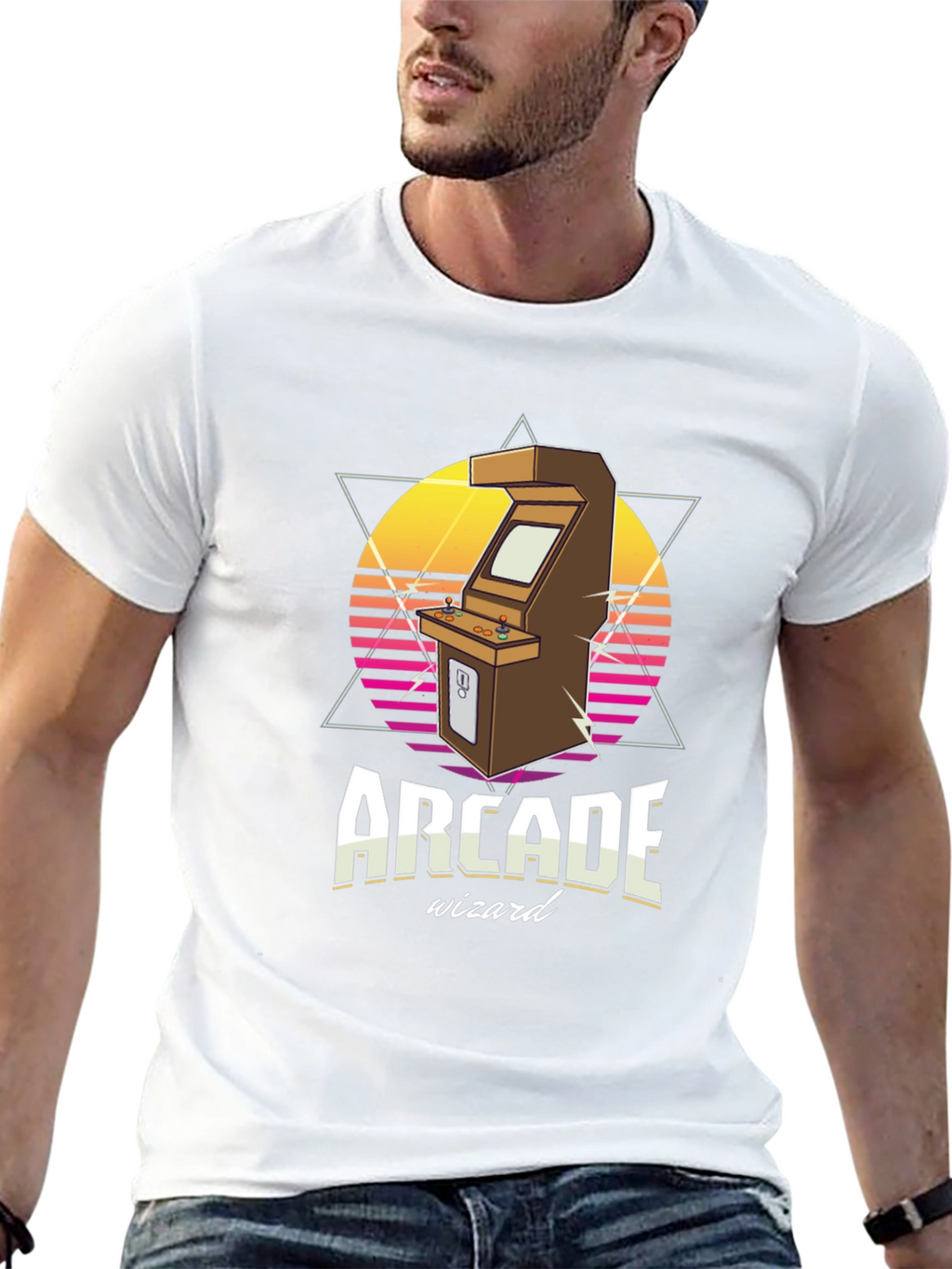 Arcade Wizard Retro Gaming T-Shirt