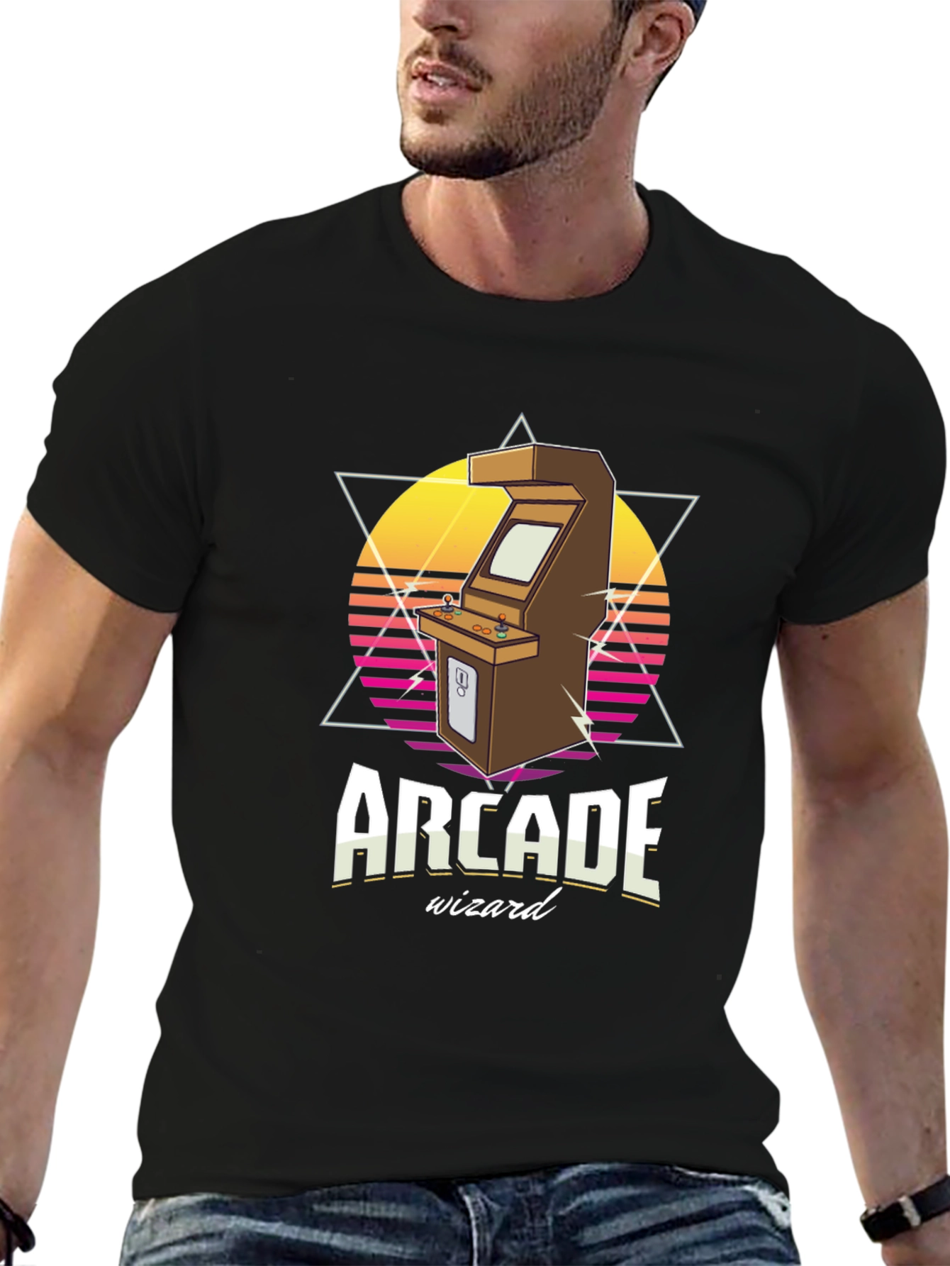 Arcade Wizard Retro Gaming T-Shirt
