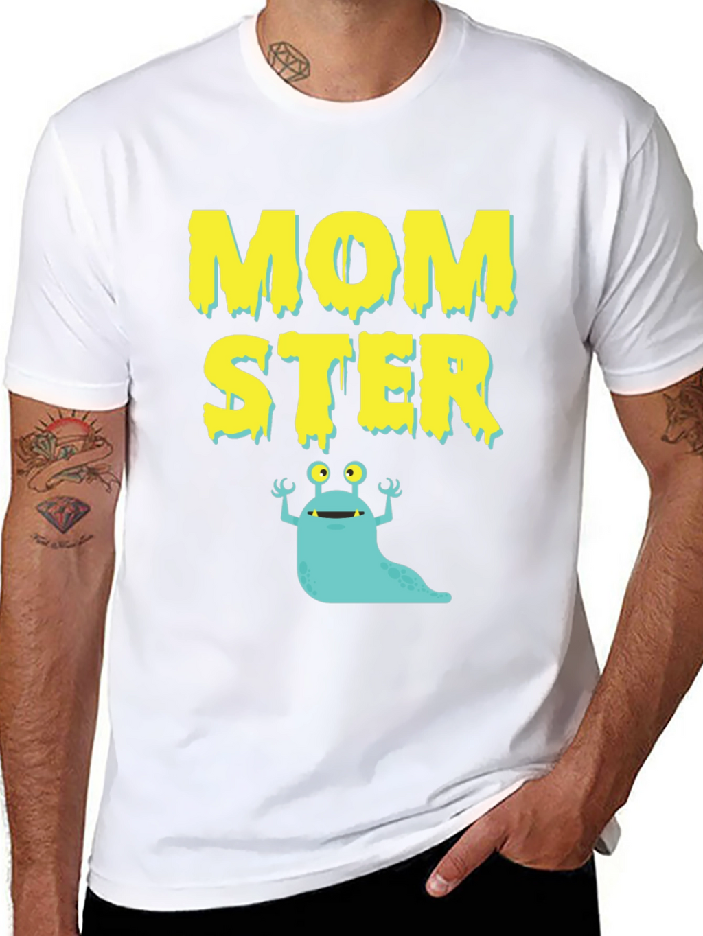 Momster Graphic T-Shirt - Novelty Monster Tee
