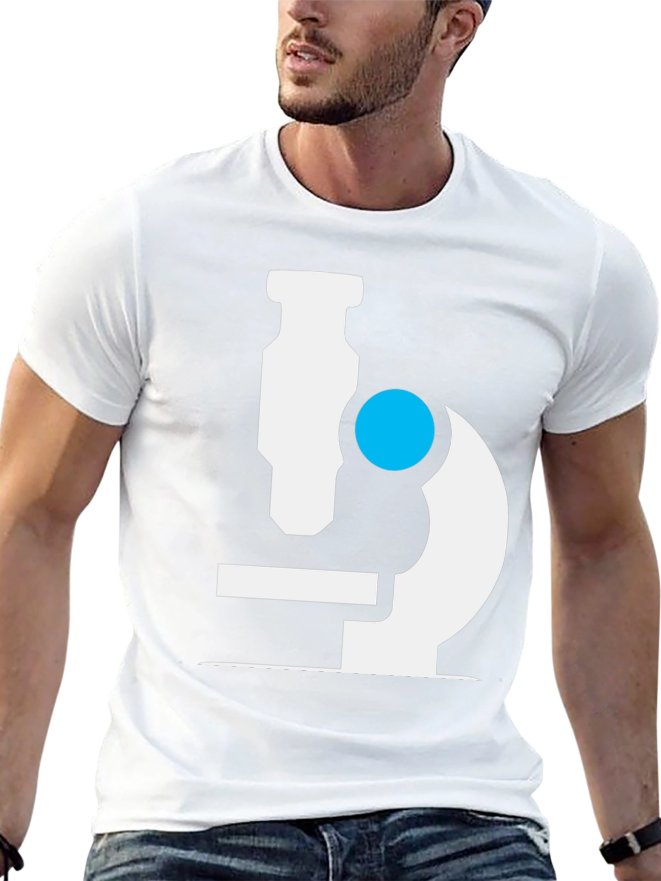Microscope Graphic T-Shirt - Science Tee