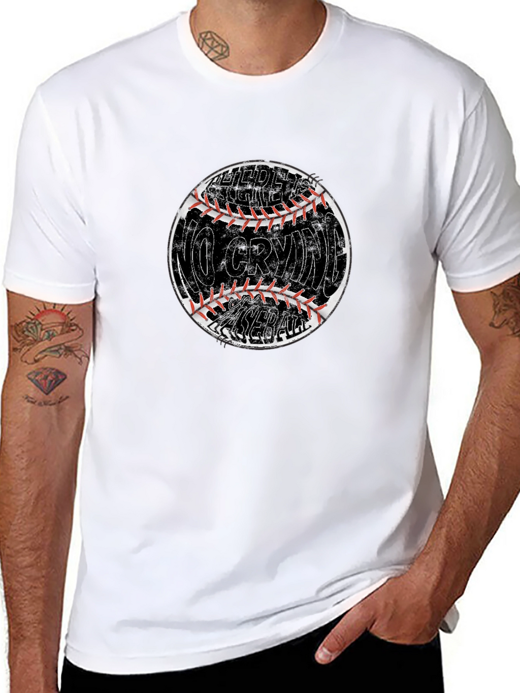 Baseball T-Shirt - No Crying in Baseball
