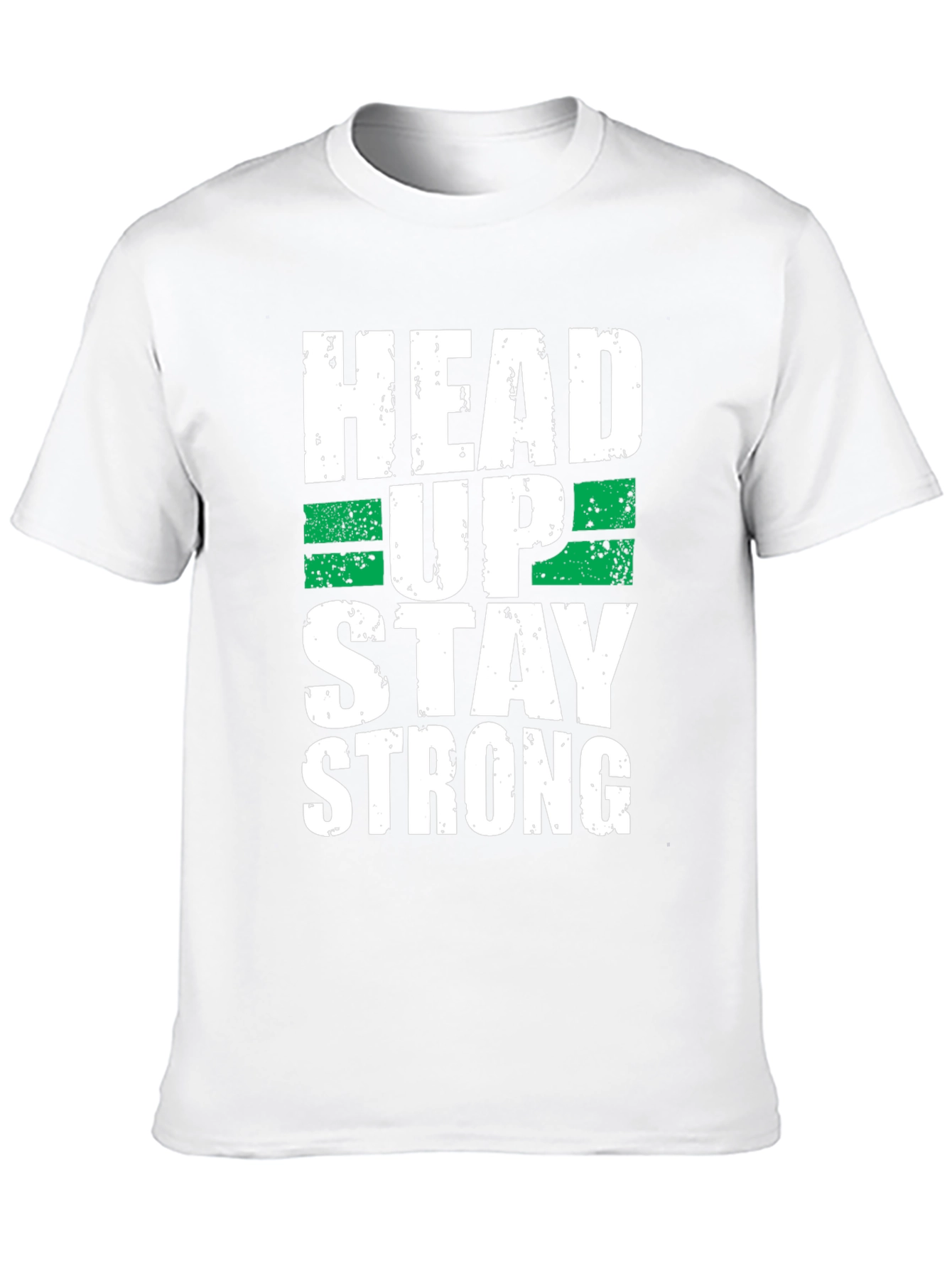 Head Up Stay Strong Graphic Tee - Black