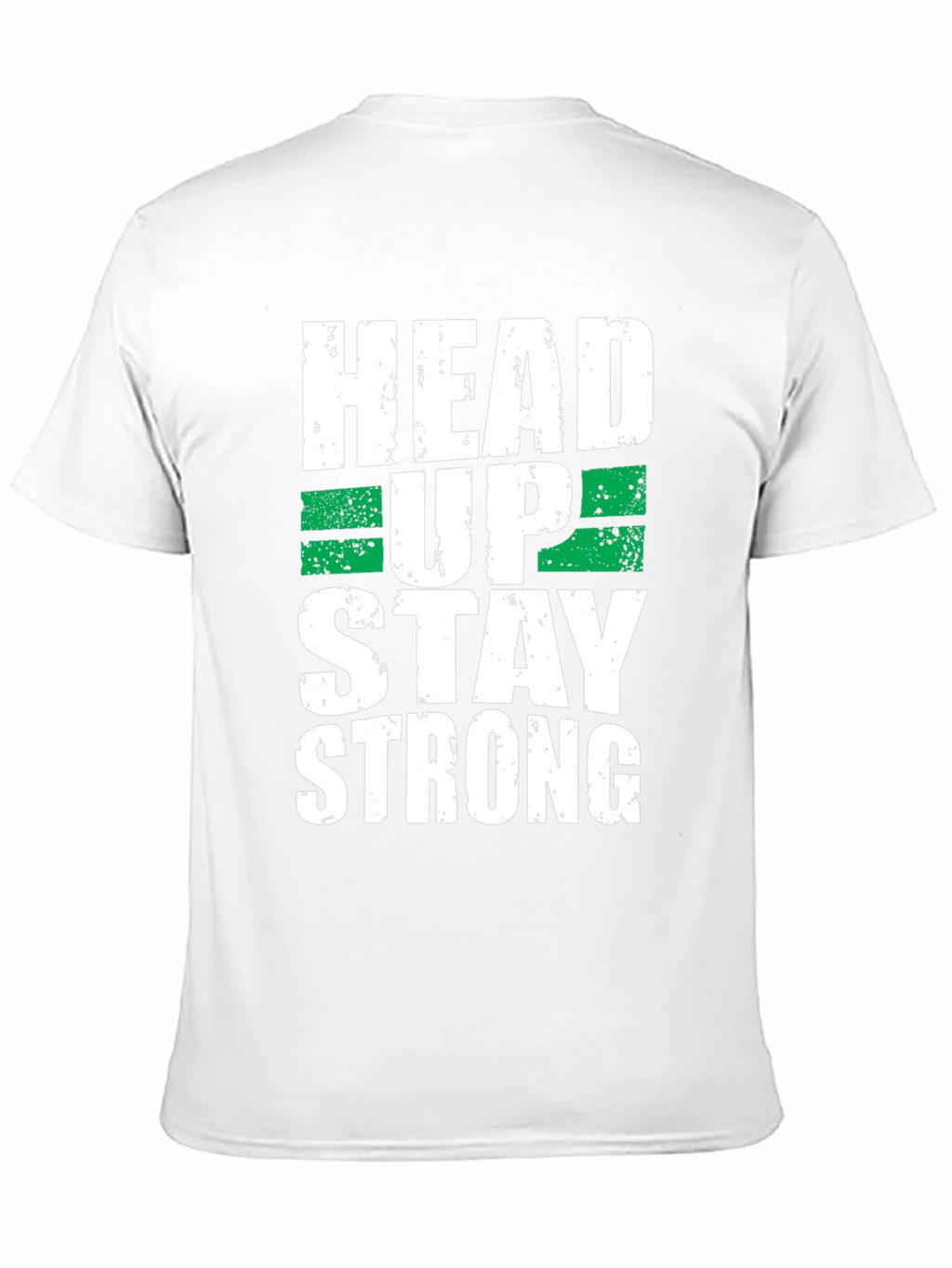 Head Up Stay Strong Graphic Tee - Black