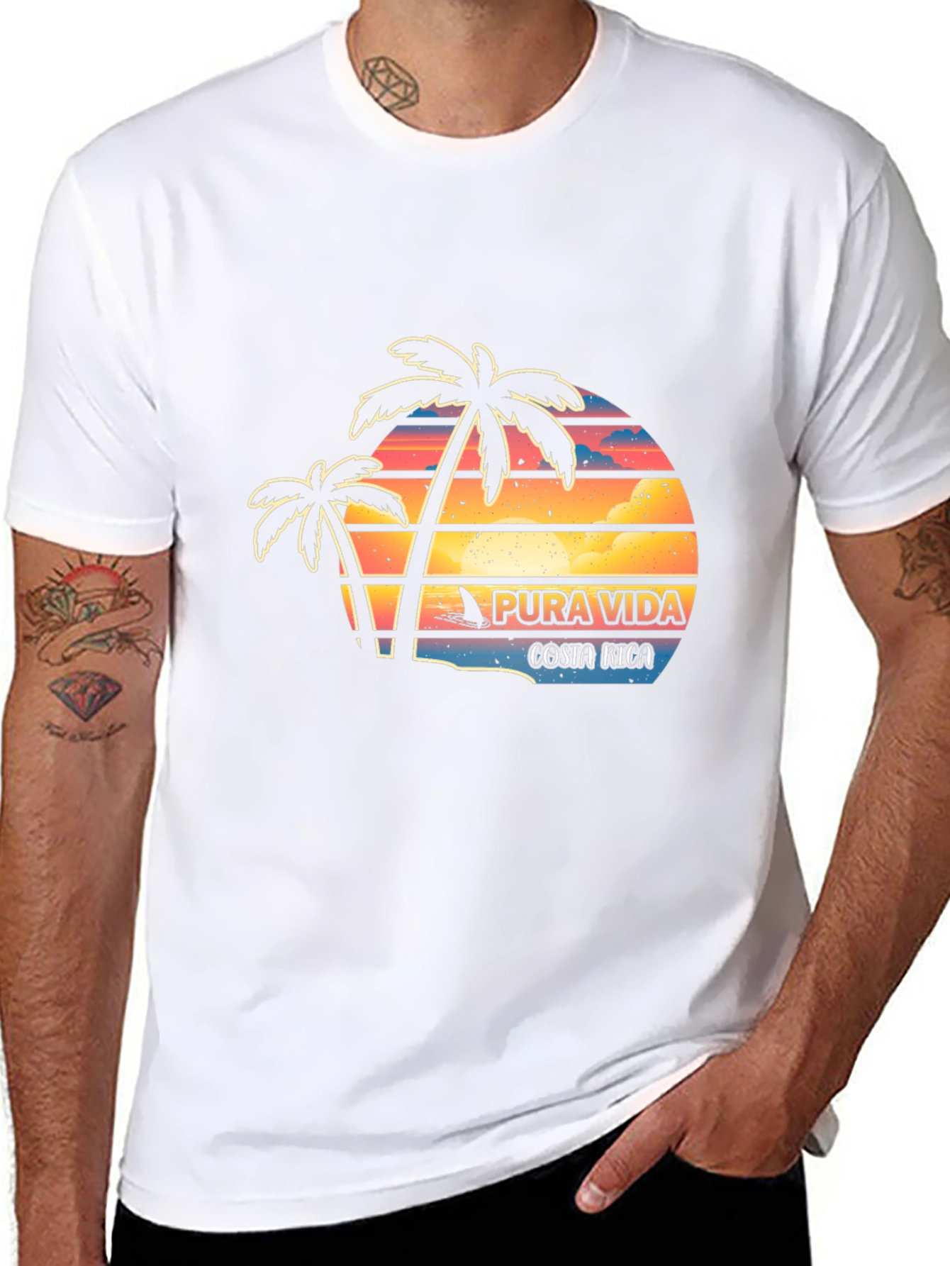Pura Vida Costa Rica Graphic T-Shirt