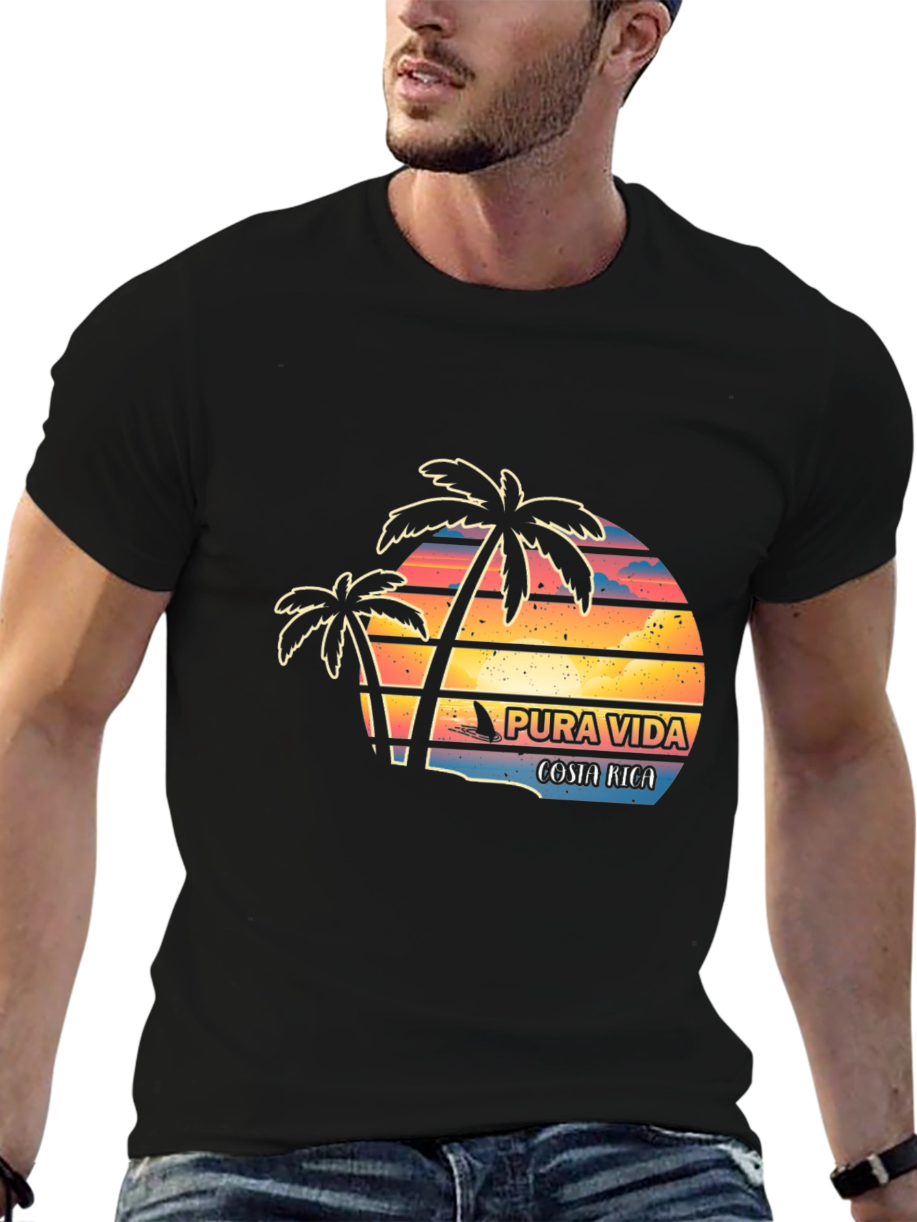 Pura Vida Costa Rica Graphic T-Shirt