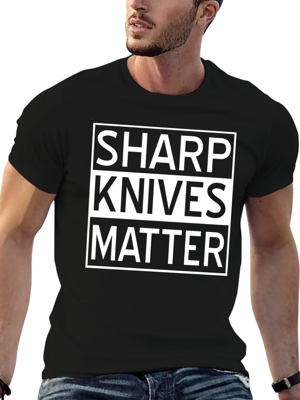 Sharp Knives Matter Graphic T-Shirt