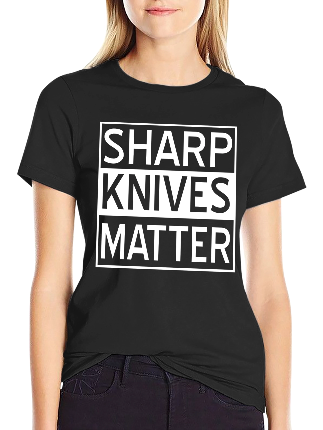 Sharp Knives Matter Graphic T-Shirt
