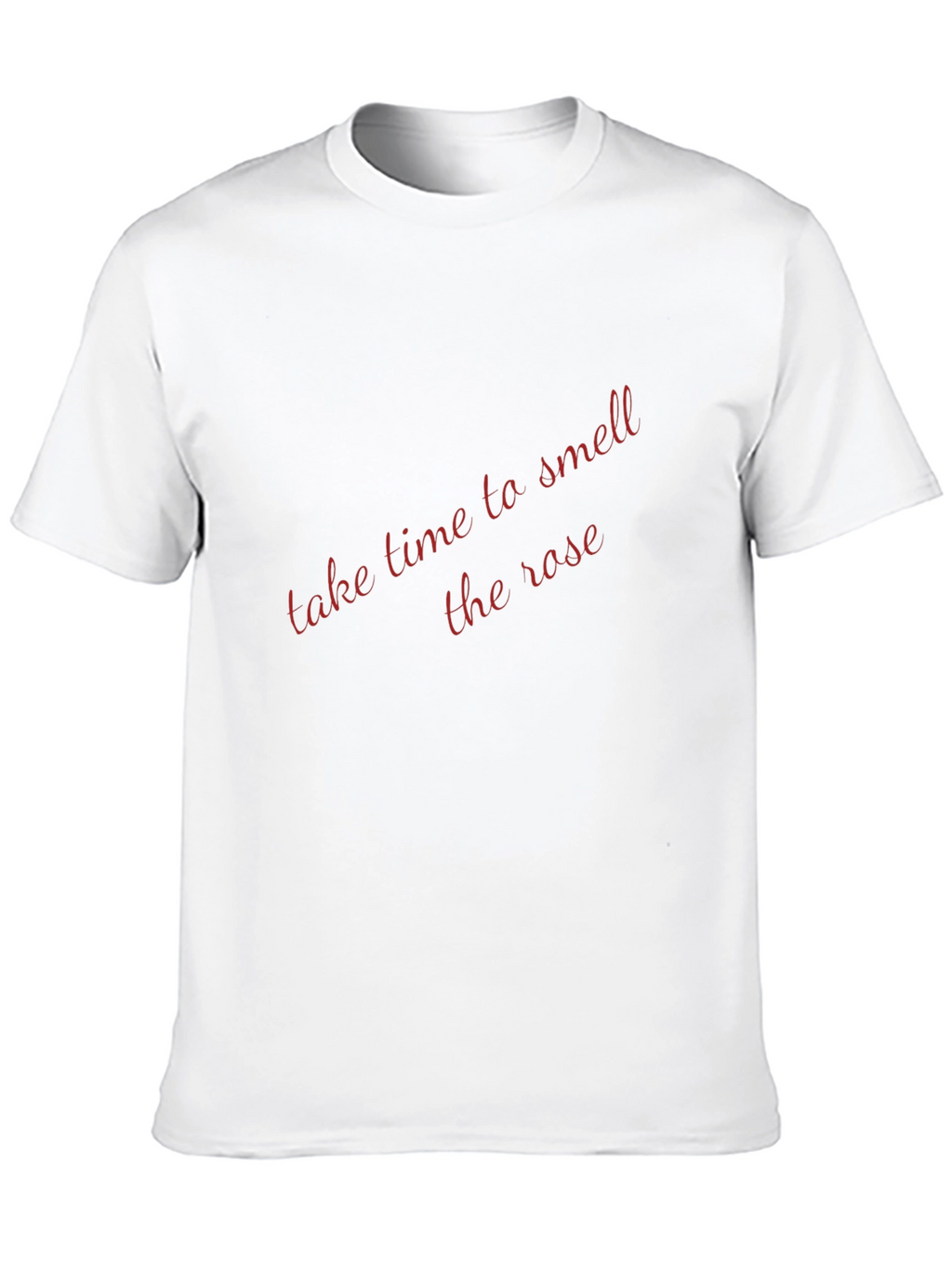 Take Time To Smell The Rose Black T-Shirt