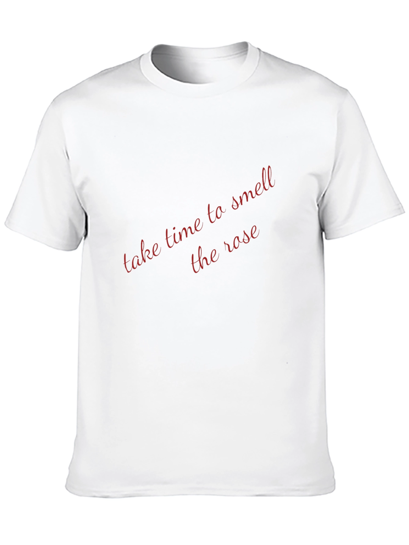 Take Time To Smell The Rose Black T-Shirt