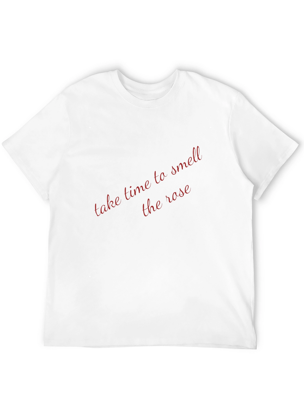 Take Time To Smell The Rose Black T-Shirt
