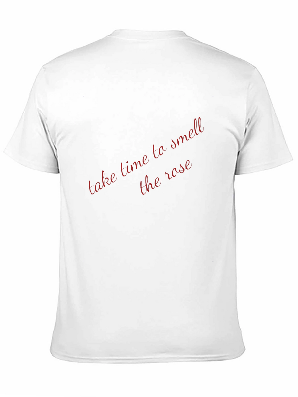 Take Time To Smell The Rose Black T-Shirt