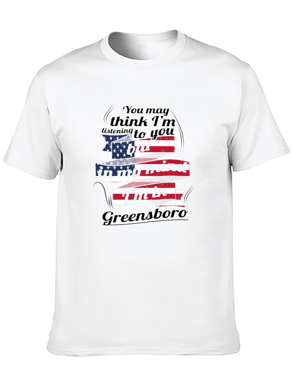 Greensboro Mind T-Shirt - Patriotic Graphic Tee
