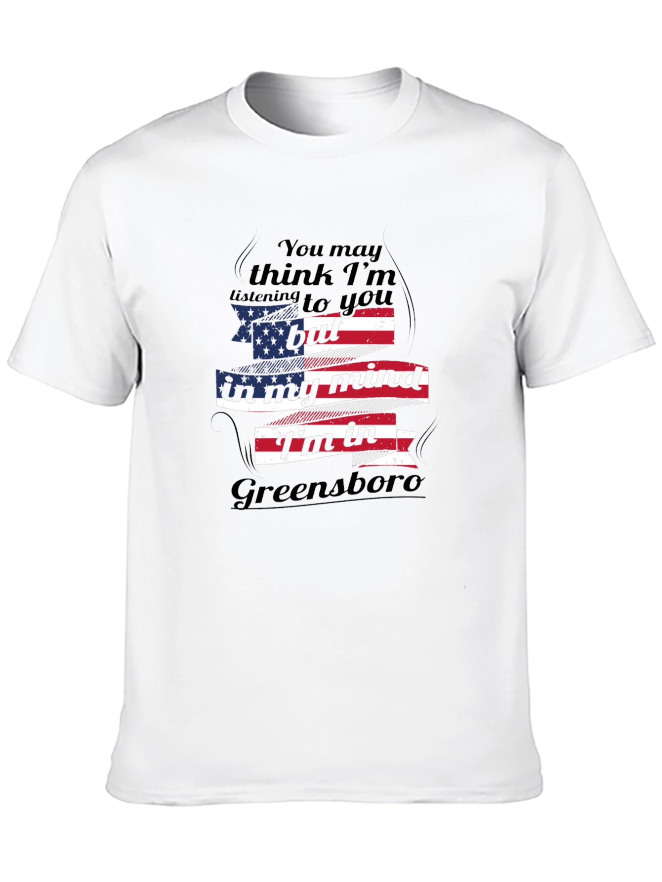 Greensboro Mind T-Shirt - Patriotic Graphic Tee
