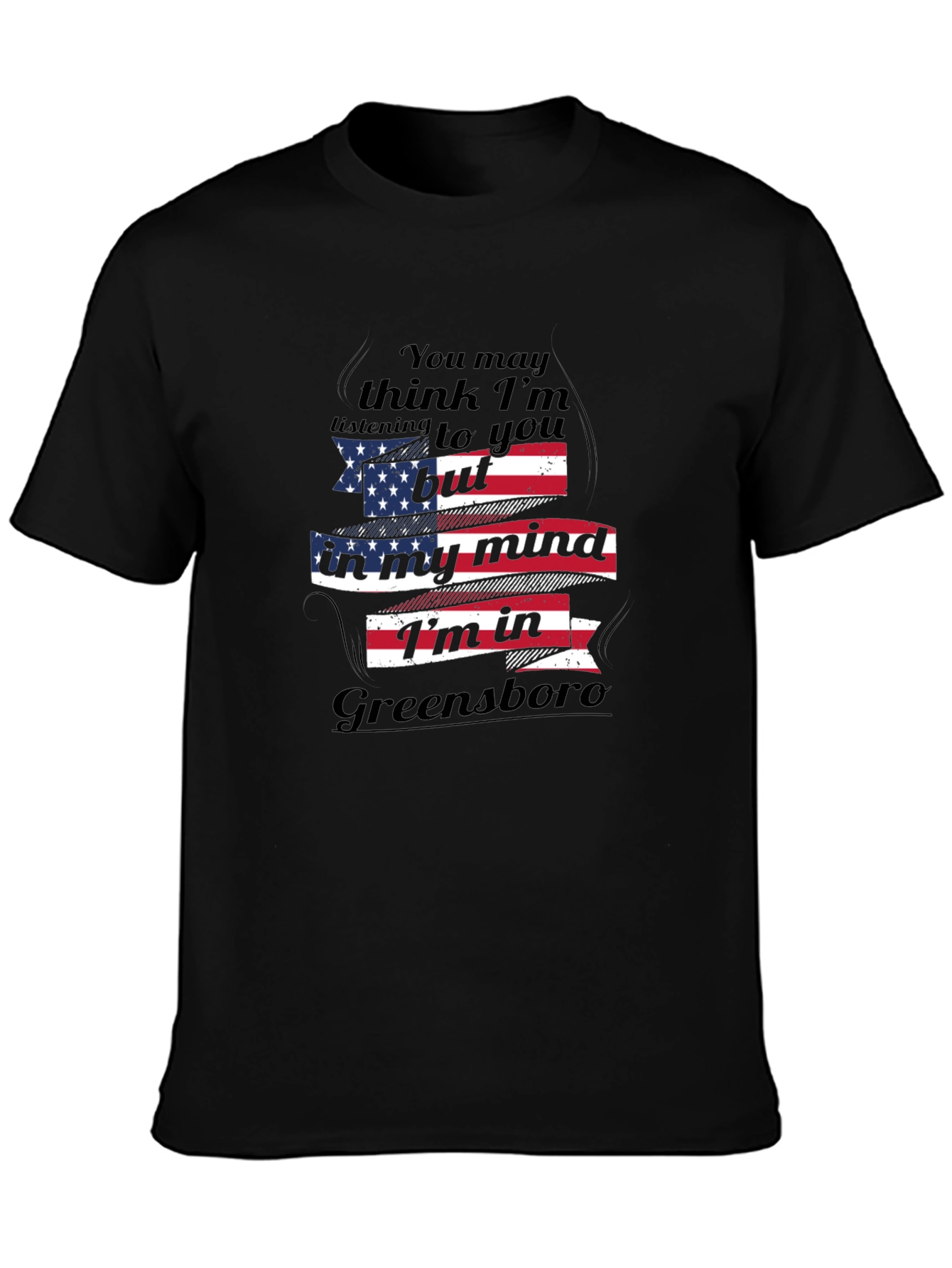 Greensboro Mind T-Shirt - Patriotic Graphic Tee