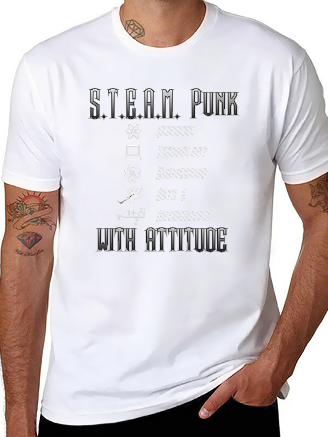 Steampunk Sciences T-Shirt - Attitude Included