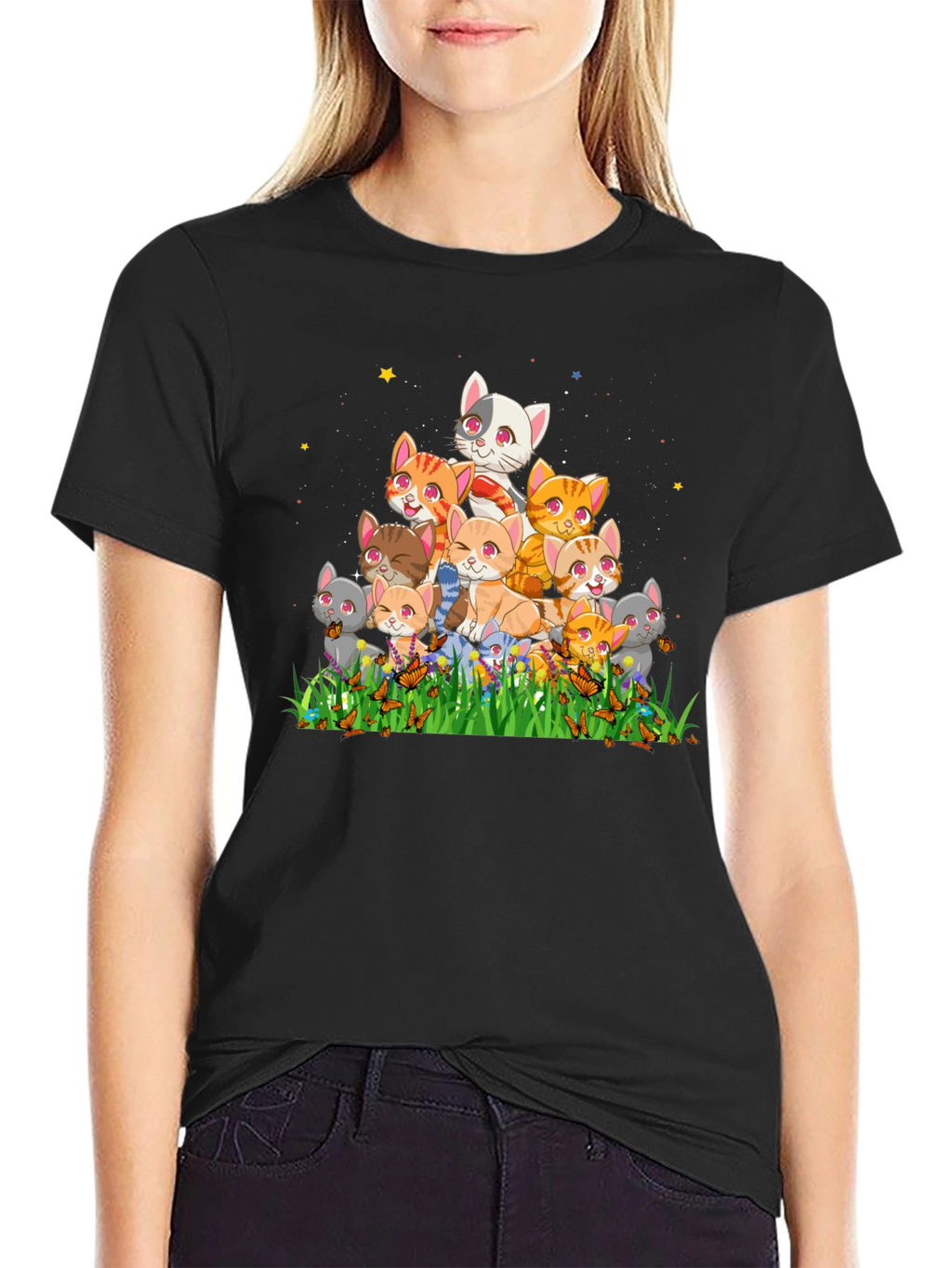 Cute Cats Easter T-Shirt