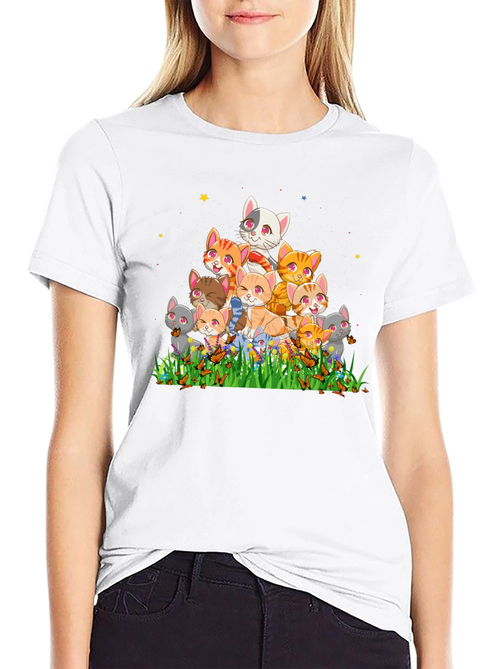 Cute Cats Easter T-Shirt