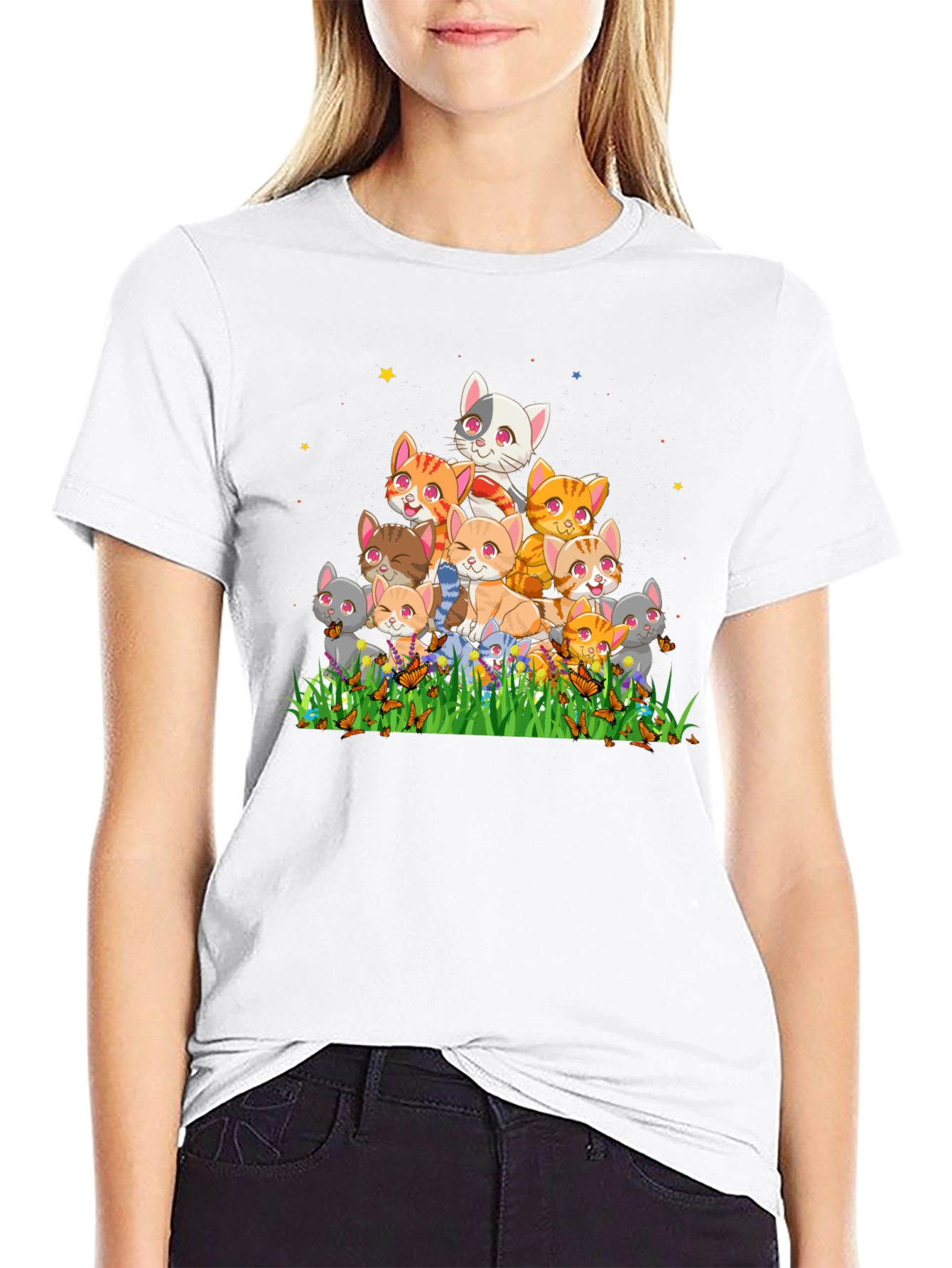 Cute Cats Easter T-Shirt