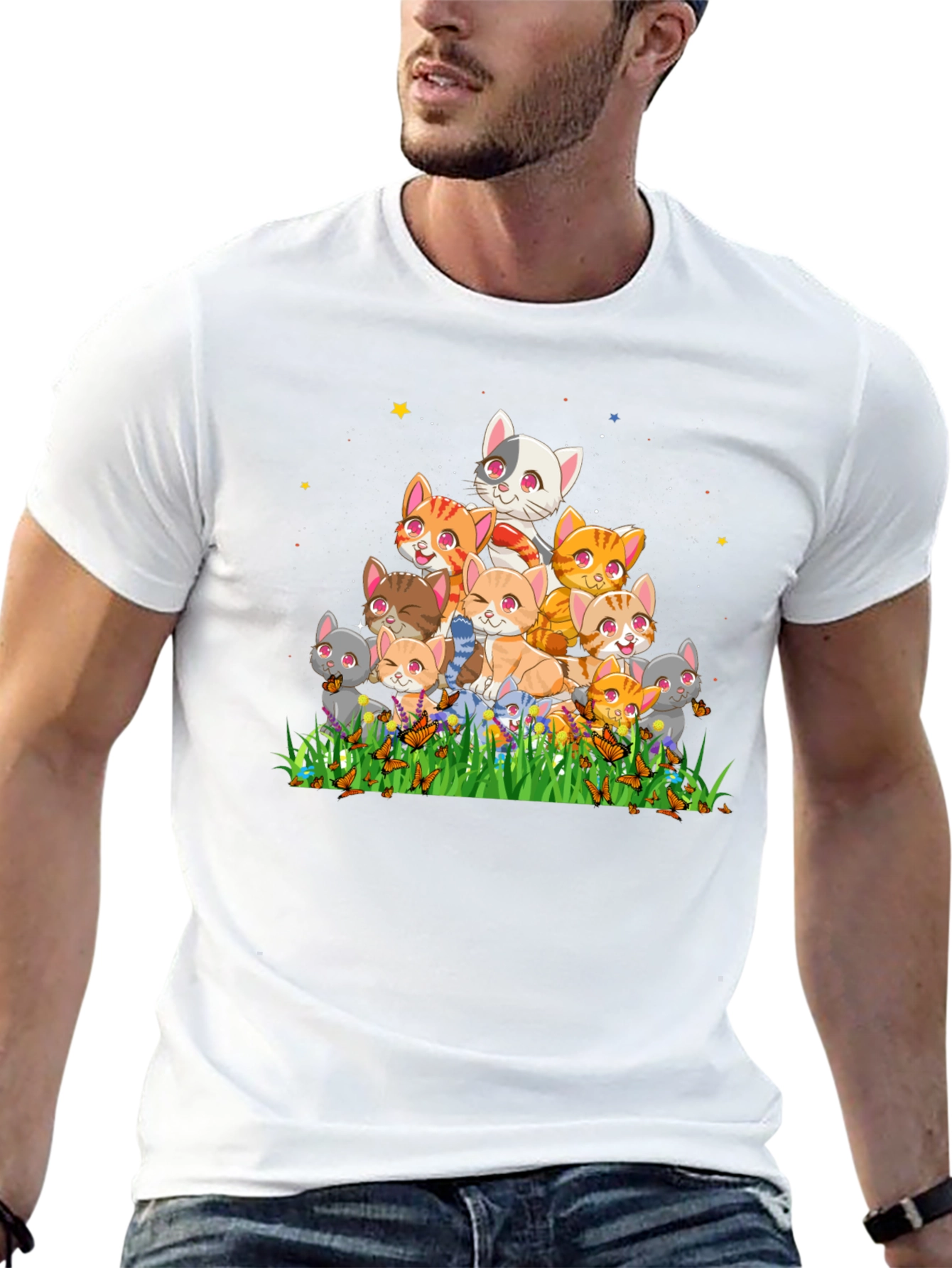 Cute Cats Easter T-Shirt
