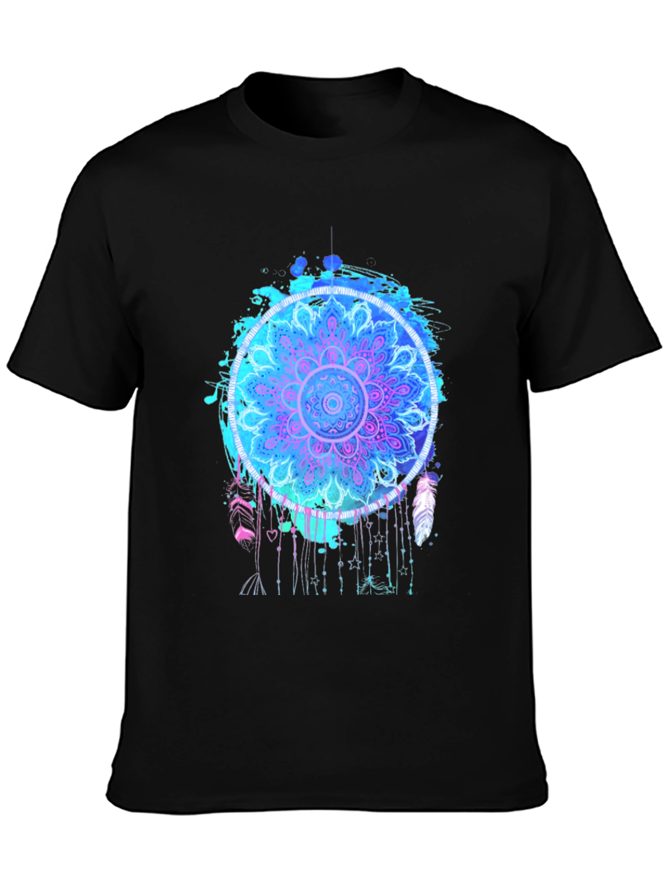 Mandala Dreamcatcher Graphic Tee - Stylish Mens T-Shirt