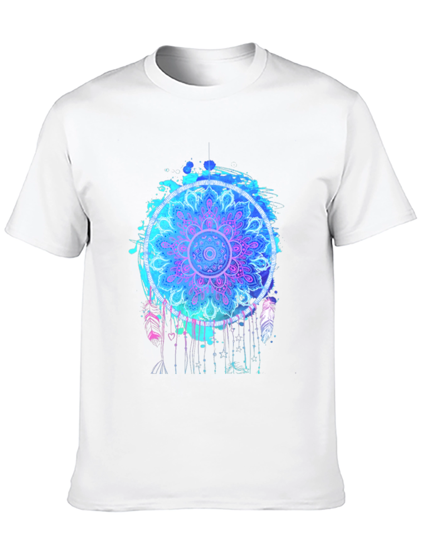 Mandala Dreamcatcher Graphic Tee - Stylish Mens T-Shirt