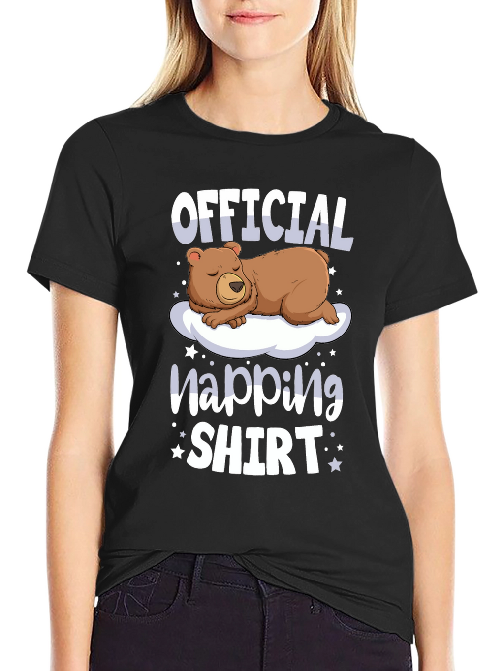 Official Napping Shirt - Bear on Cloud Graphic Tee