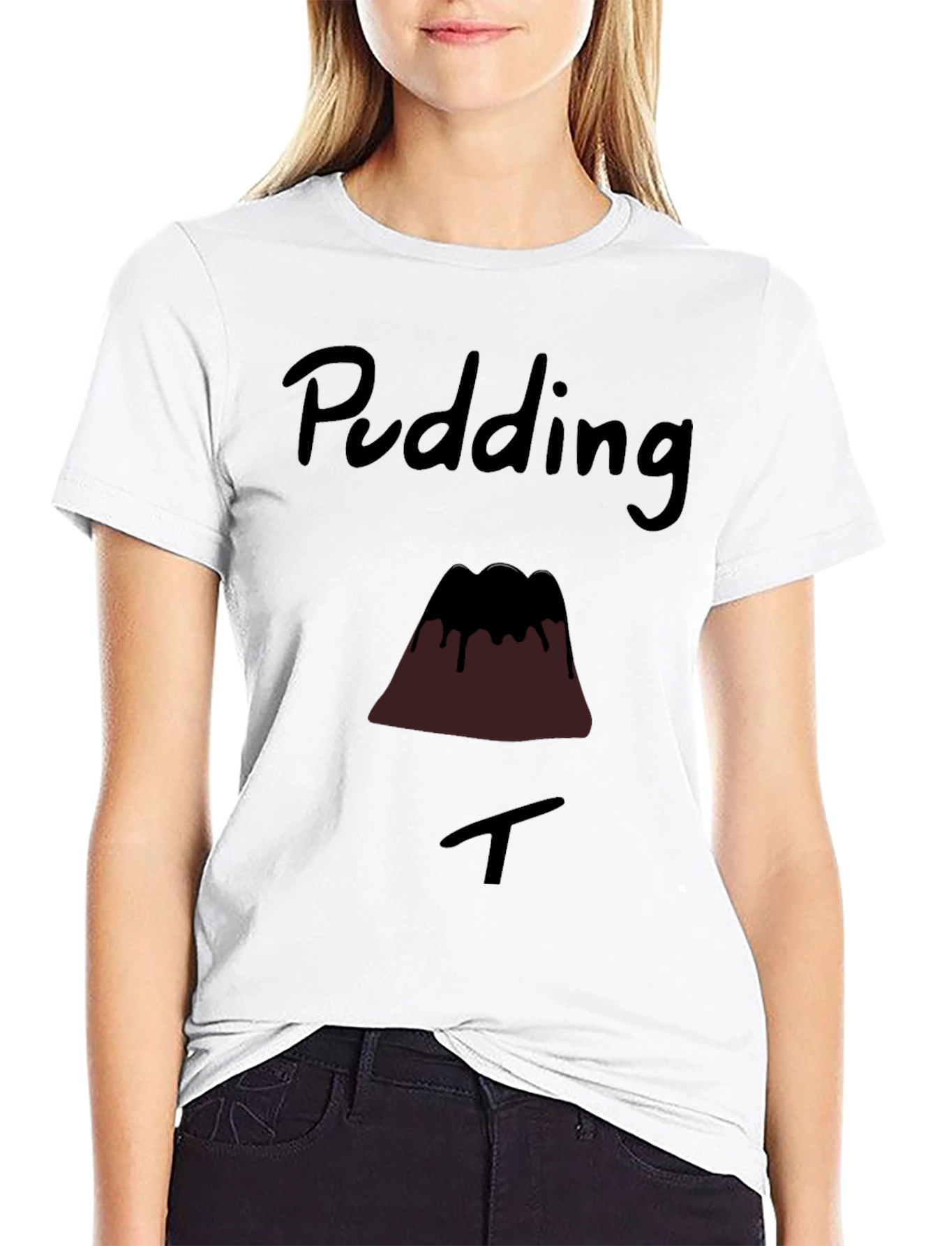 Pudding T-Shirt - Funny Dessert Graphic Tee