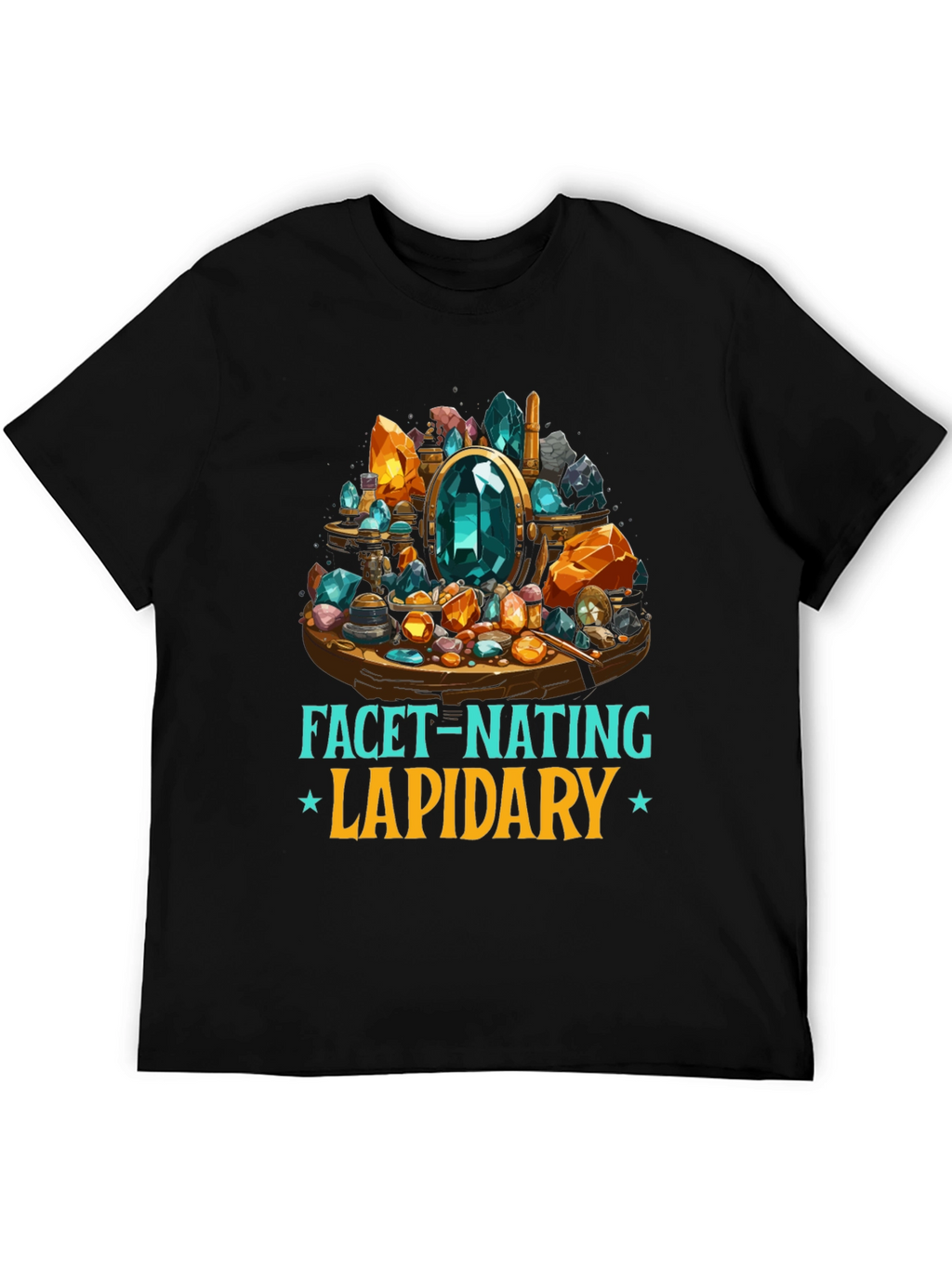 Facet-Nating Lapidary T-Shirt Gemstone Design