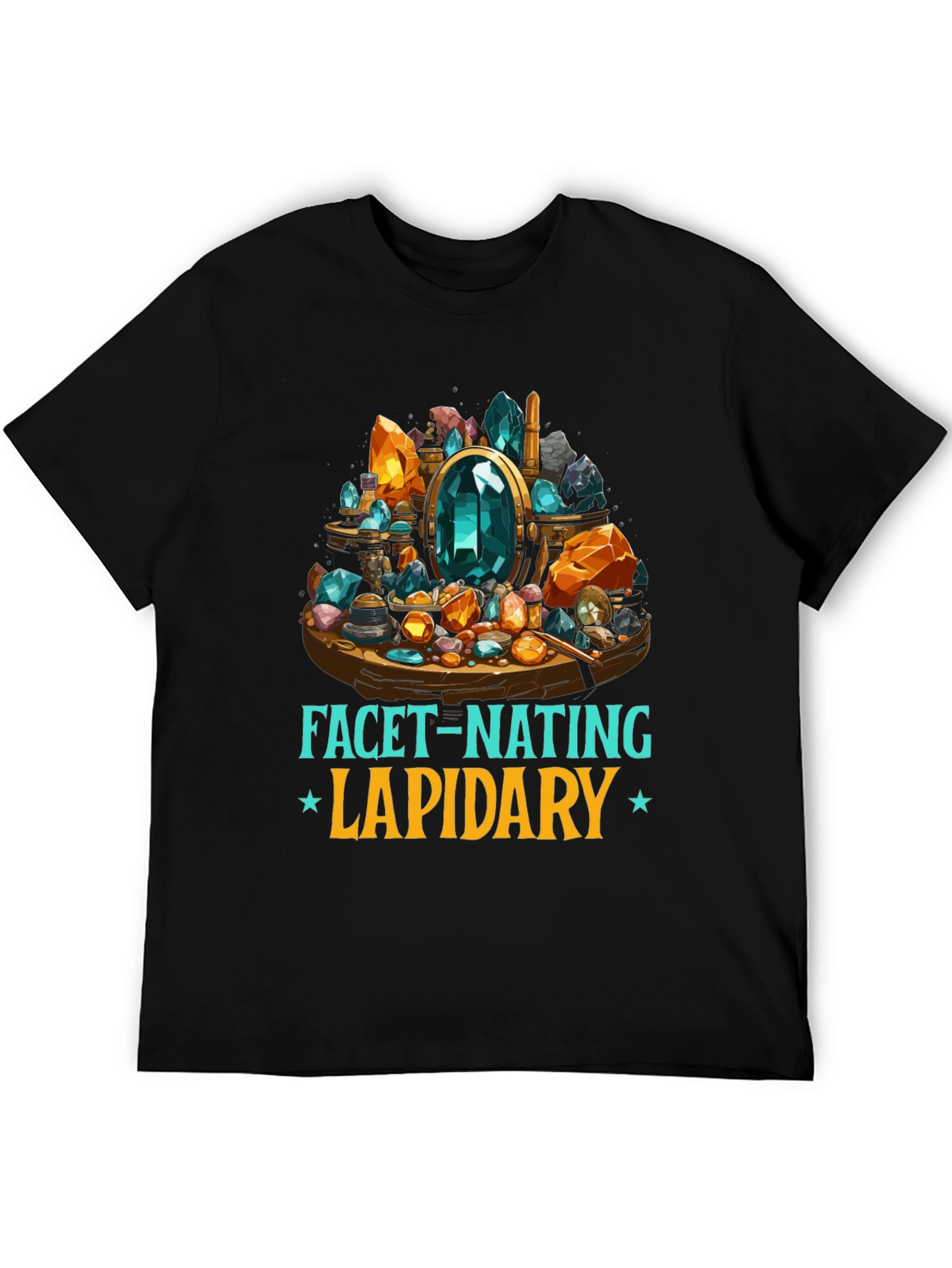 Facet-Nating Lapidary T-Shirt Gemstone Design
