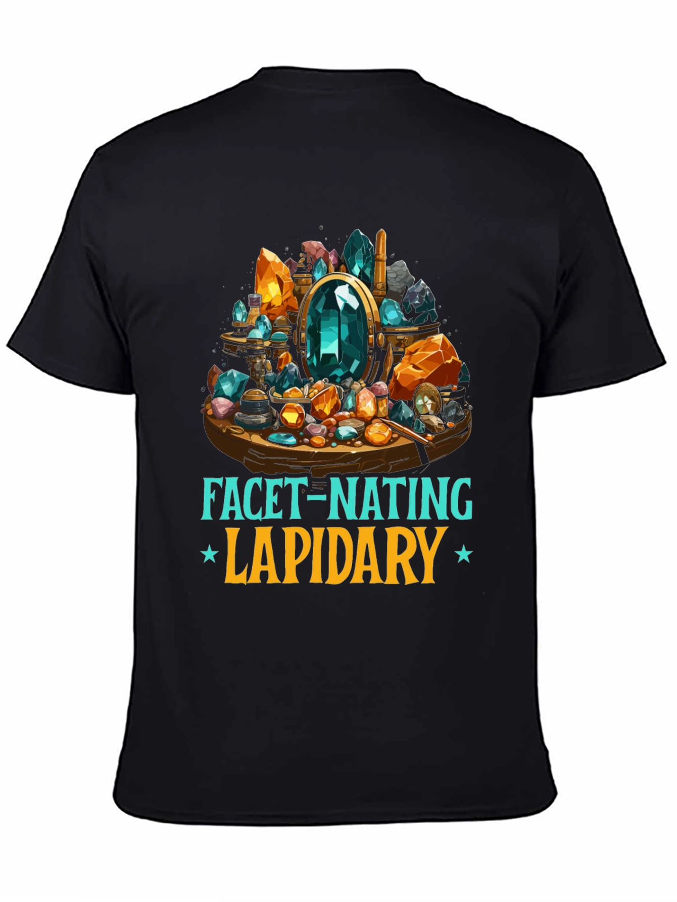 Facet-Nating Lapidary T-Shirt Gemstone Design