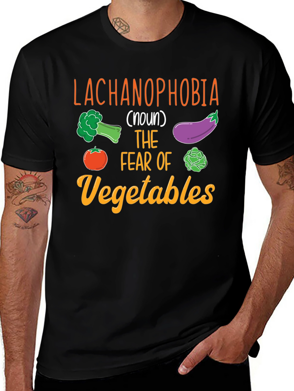 Lachanophobia Vegetable Fear T-Shirt