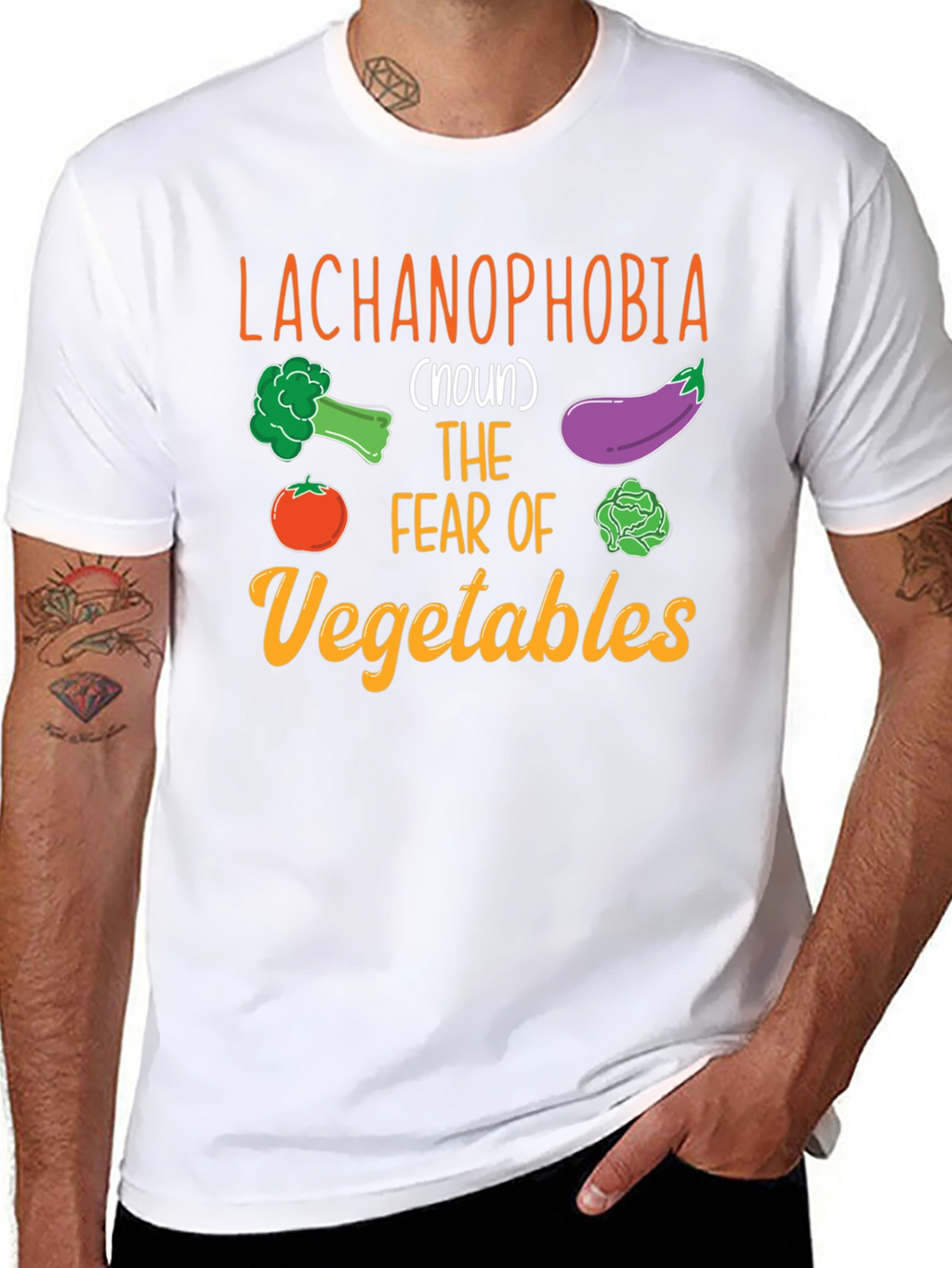 Lachanophobia Vegetable Fear T-Shirt