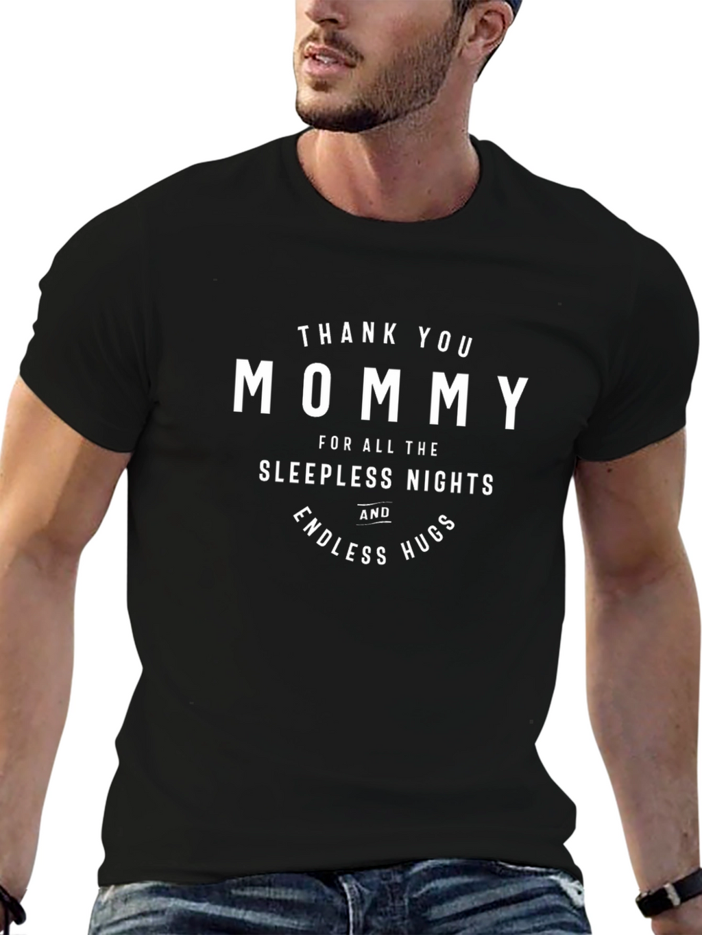 Thank You Mommy T-Shirt: Sleepless Nights & Endless Hugs