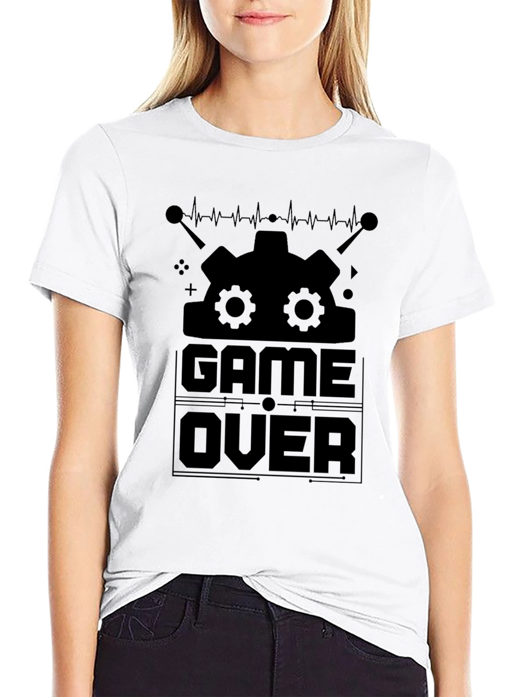 Game Over Graphic Tee - Gamer Style