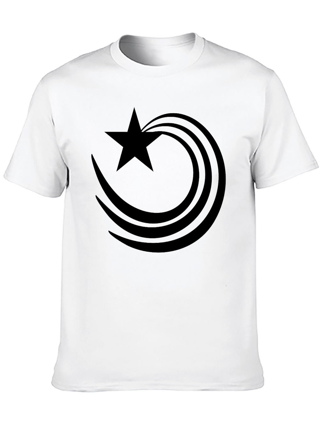 Star Comet Graphic Black T-Shirt