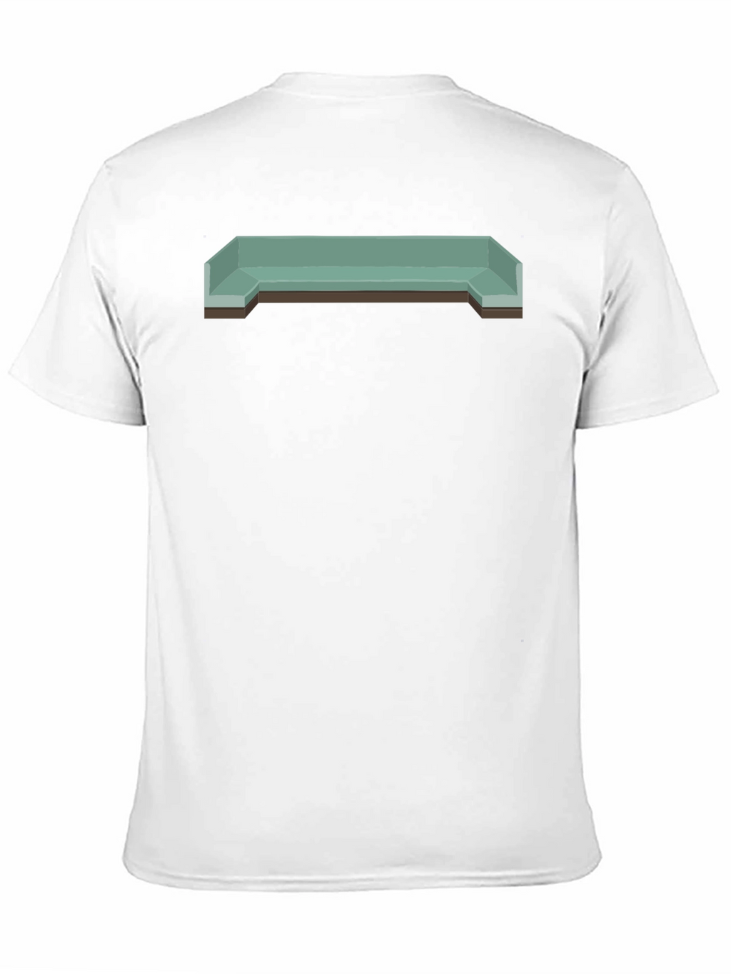 Retro Isometric Bench Graphic Tee - Cool Casual Style