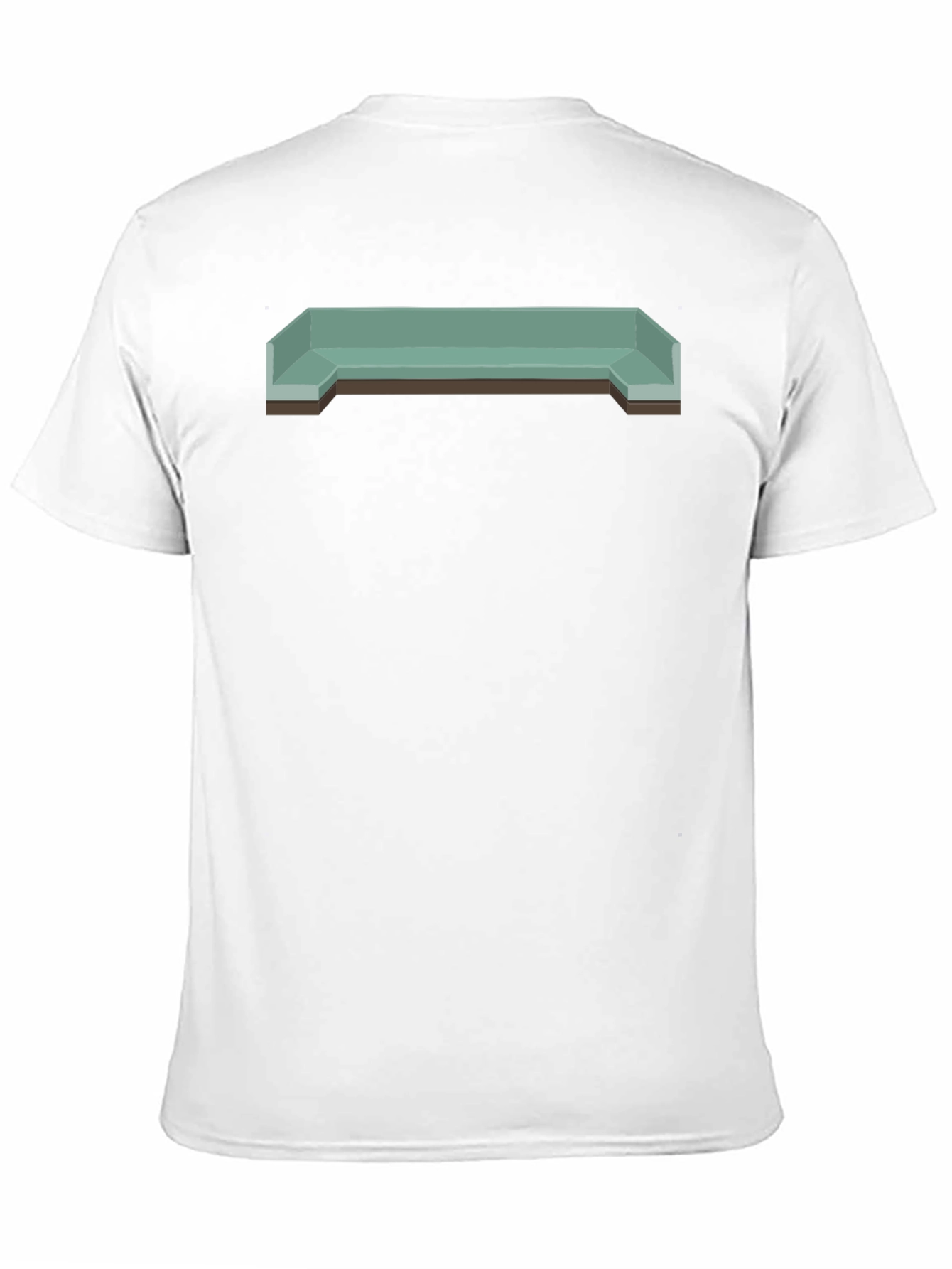 Retro Isometric Bench Graphic Tee - Cool Casual Style