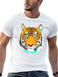 Cool Tiger Graphic Tee - Black Unisex T-Shirt