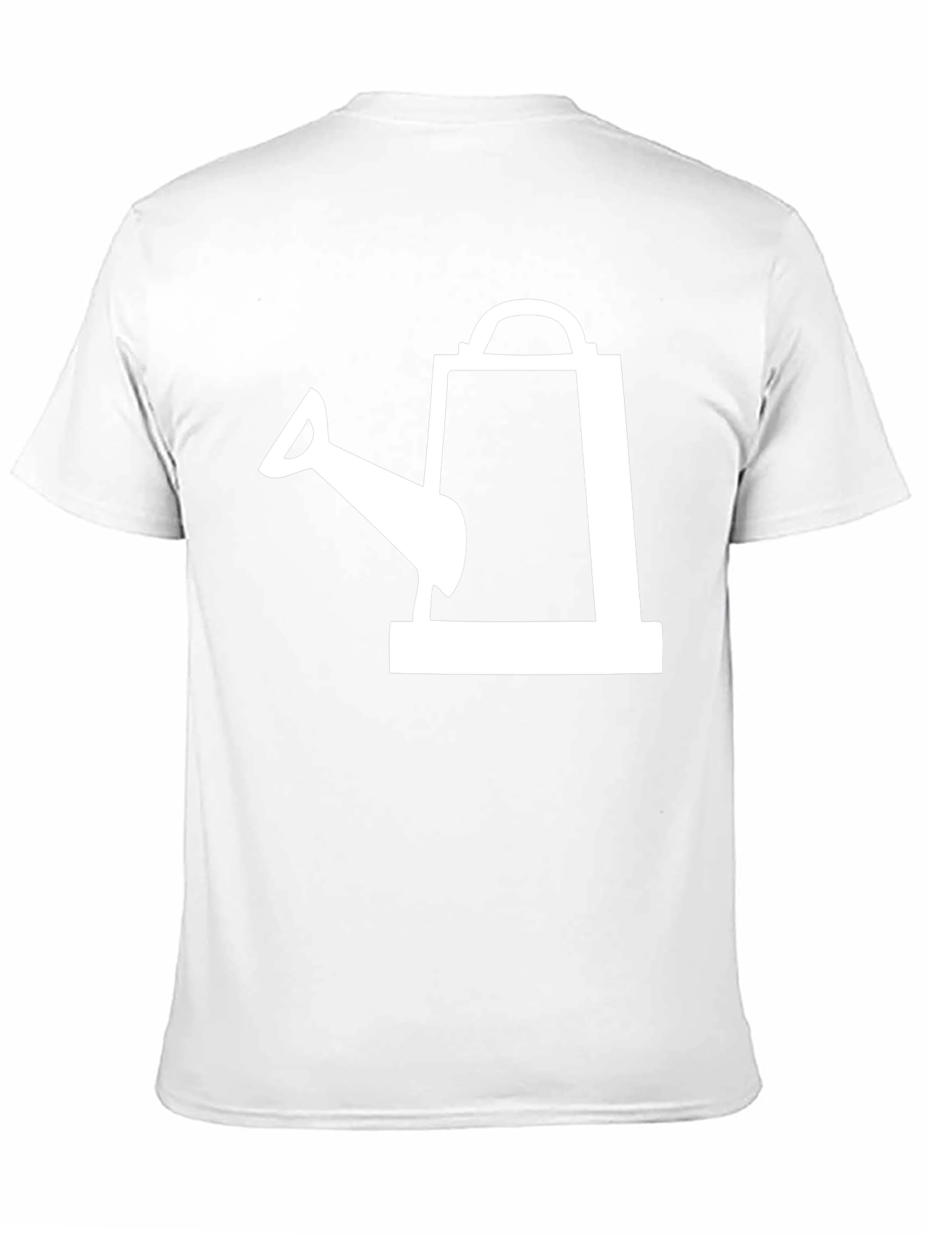 Watering Can Graphic T-Shirt - Black Cotton Tee