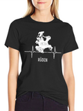 Rügen Heartbeat Black T-Shirt
