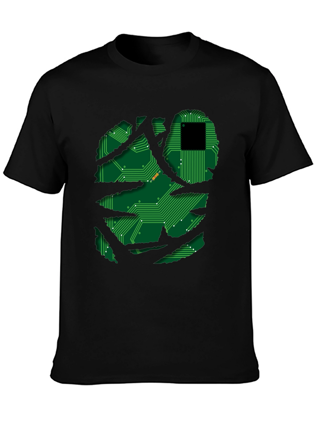 Tech Circuit Graphic T-Shirt