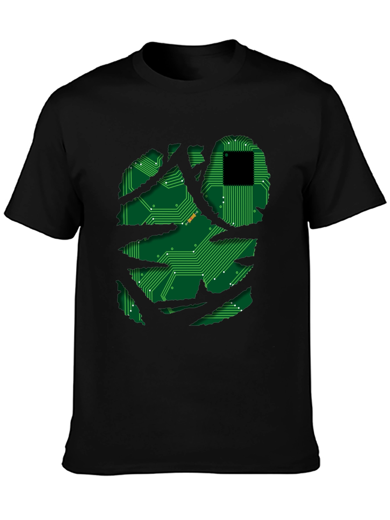Tech Circuit Graphic T-Shirt