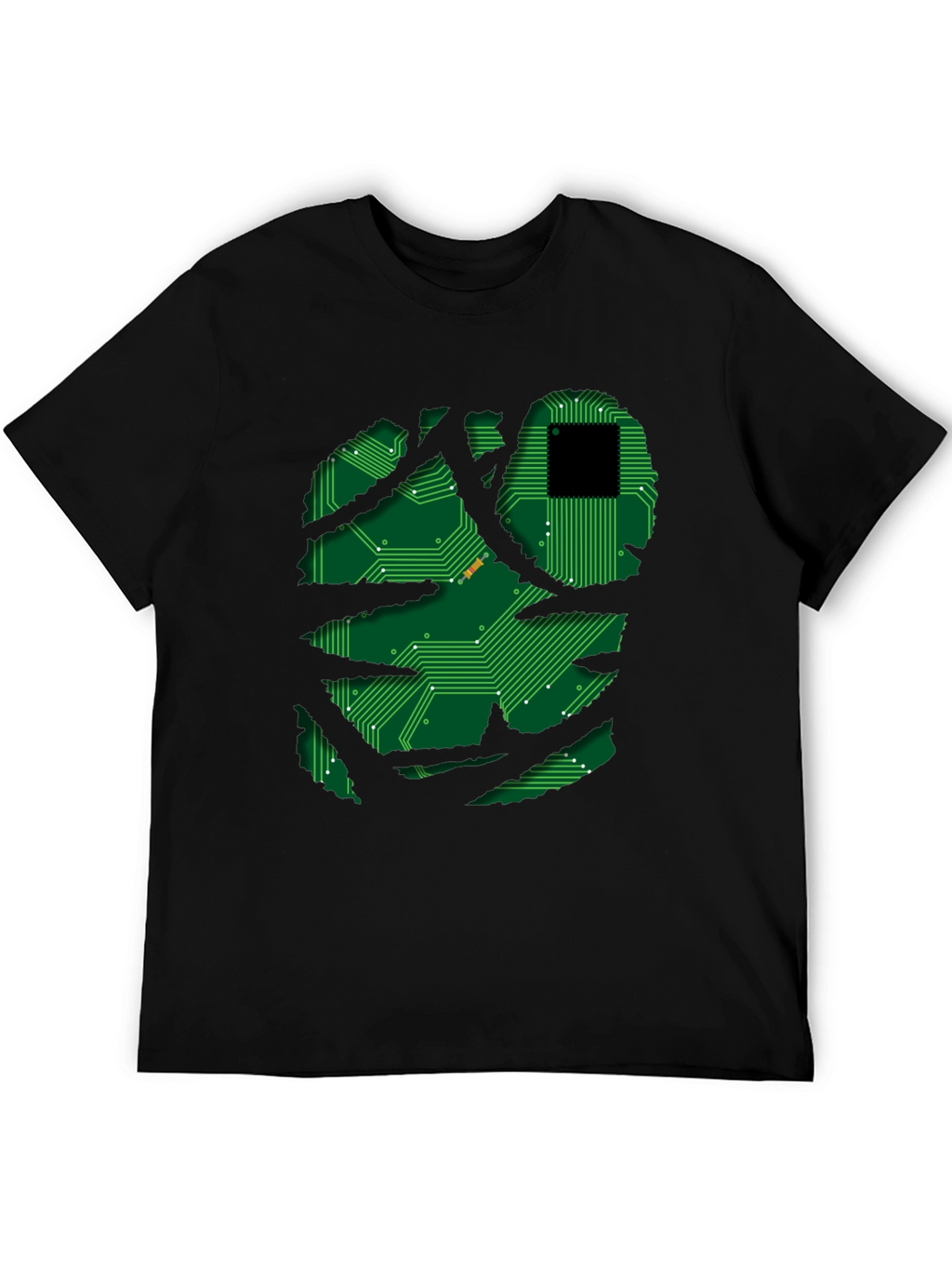 Tech Circuit Graphic T-Shirt