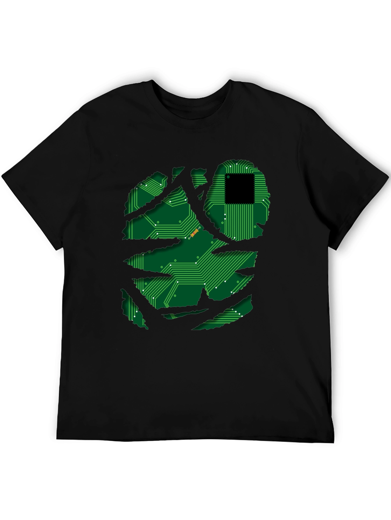 Tech Circuit Graphic T-Shirt