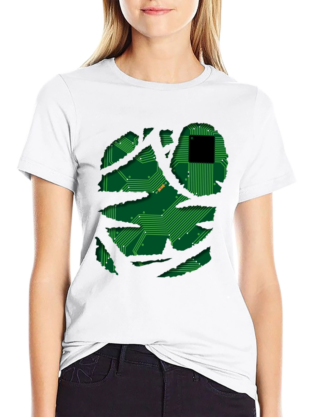 Tech Circuit Graphic T-Shirt