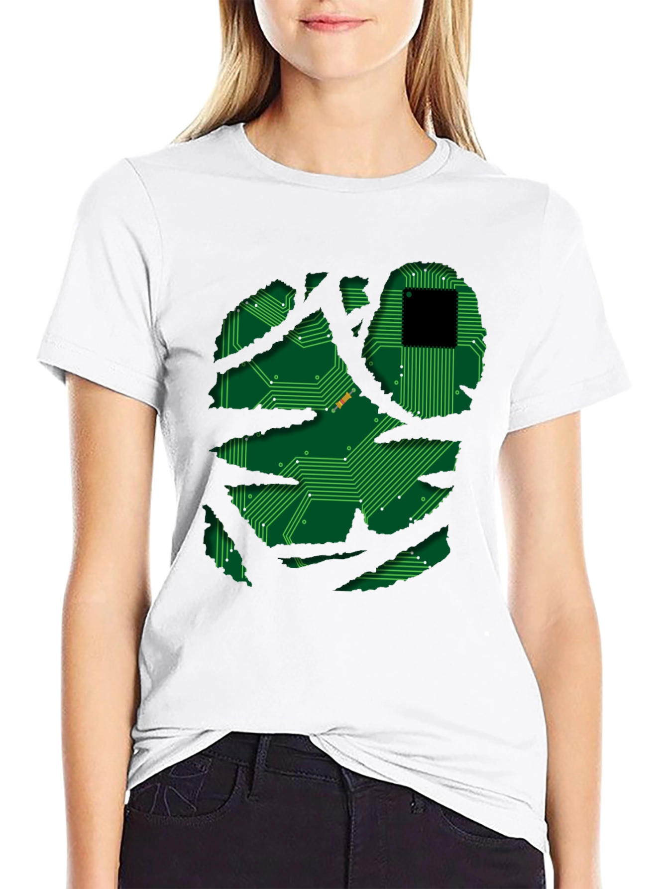 Tech Circuit Graphic T-Shirt