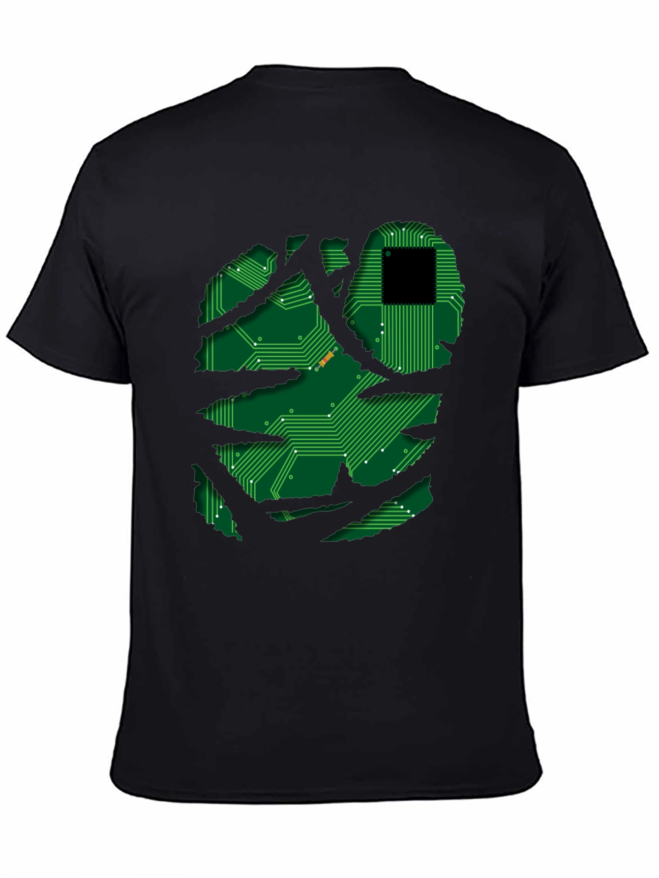 Tech Circuit Graphic T-Shirt