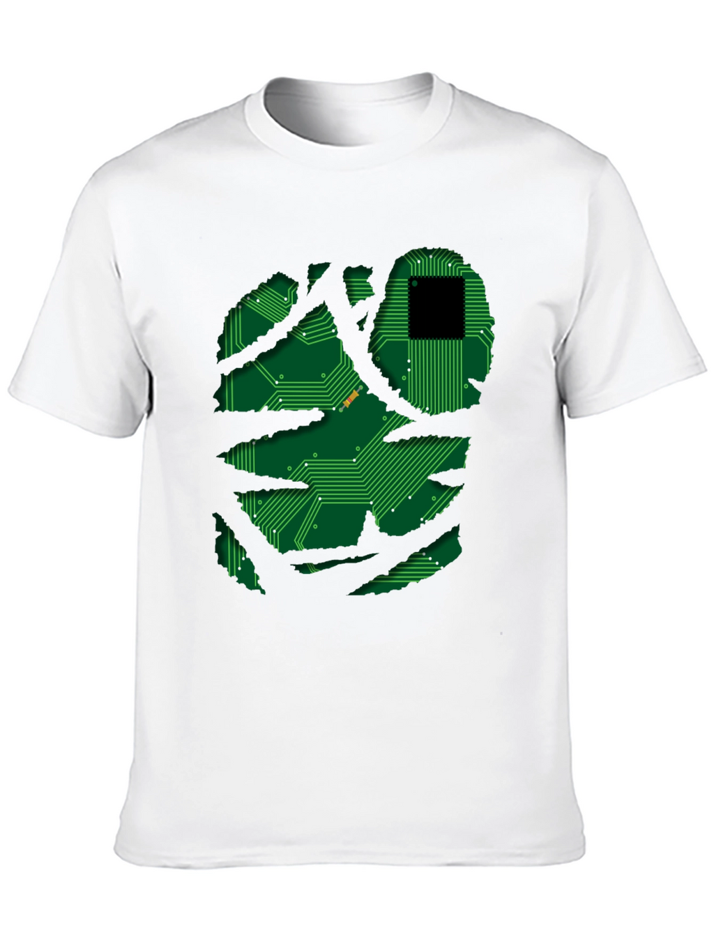 Tech Circuit Graphic T-Shirt