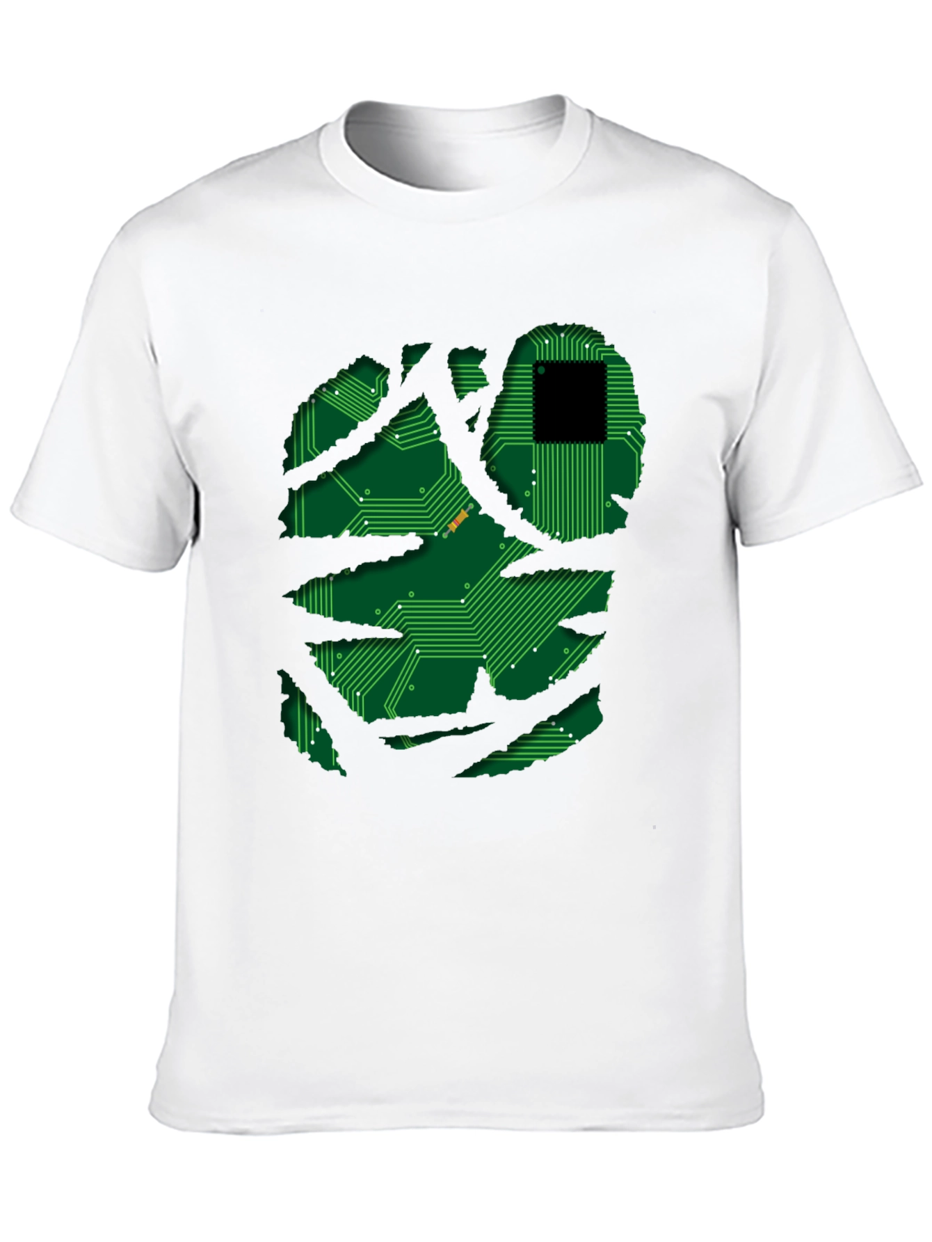 Tech Circuit Graphic T-Shirt